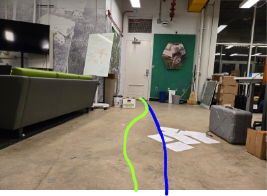Indoor paper avoidance task